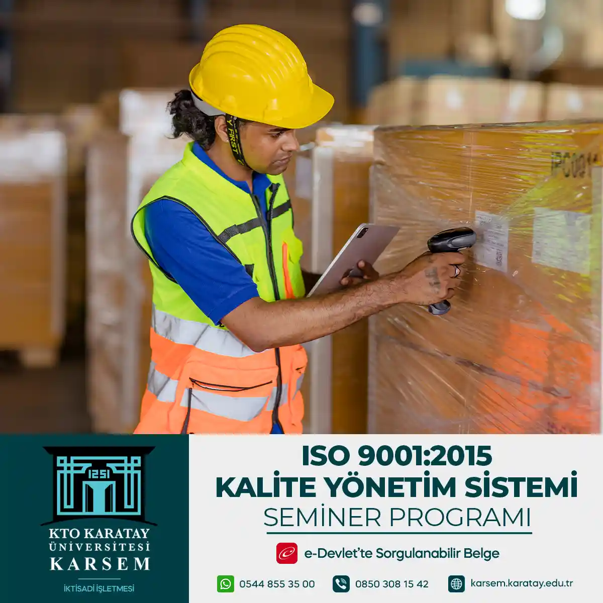 ISO 9001:2015 Kalite Yönetim Sistemi Semineri