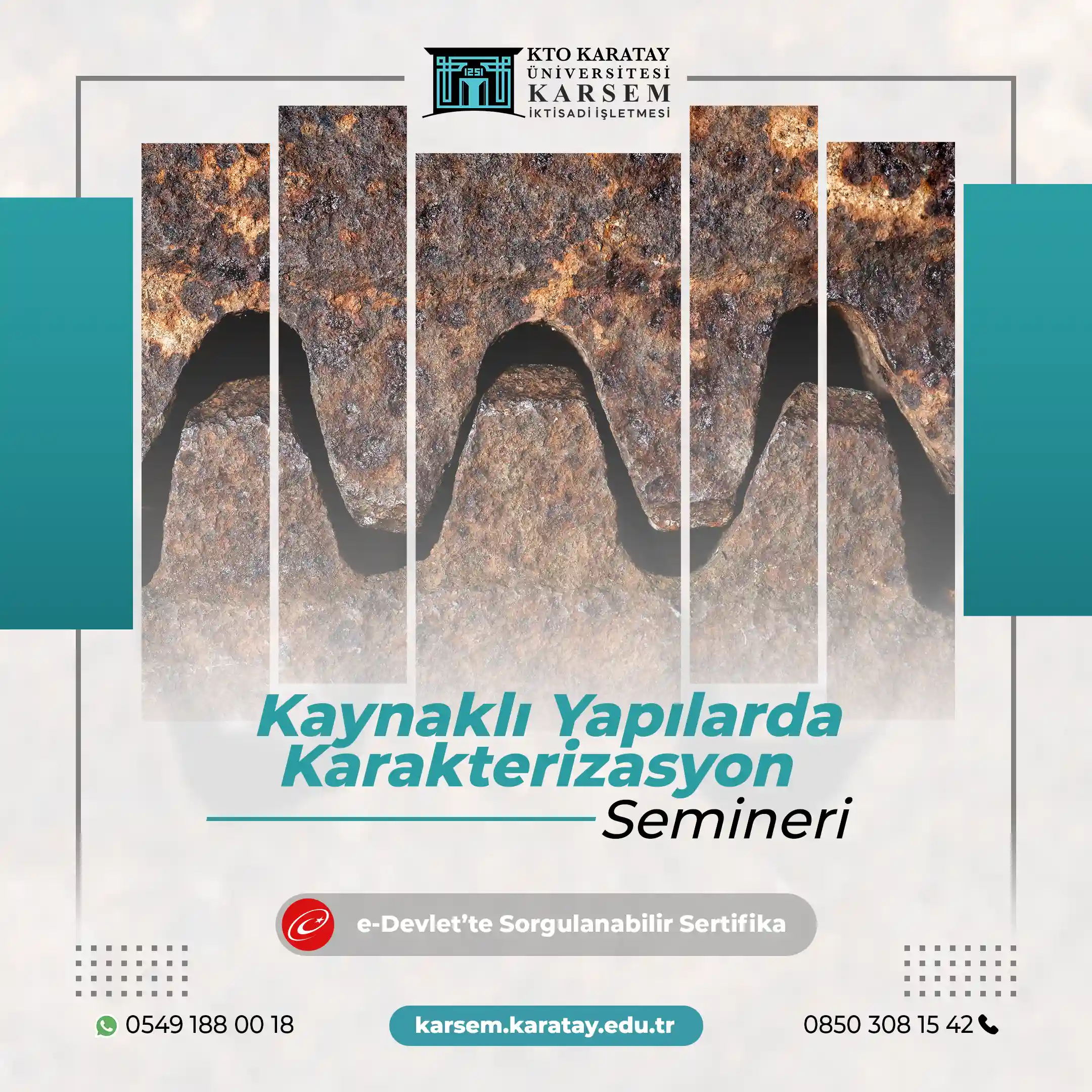 Kaynaklı Yapılarda Karakterizasyon Semineri