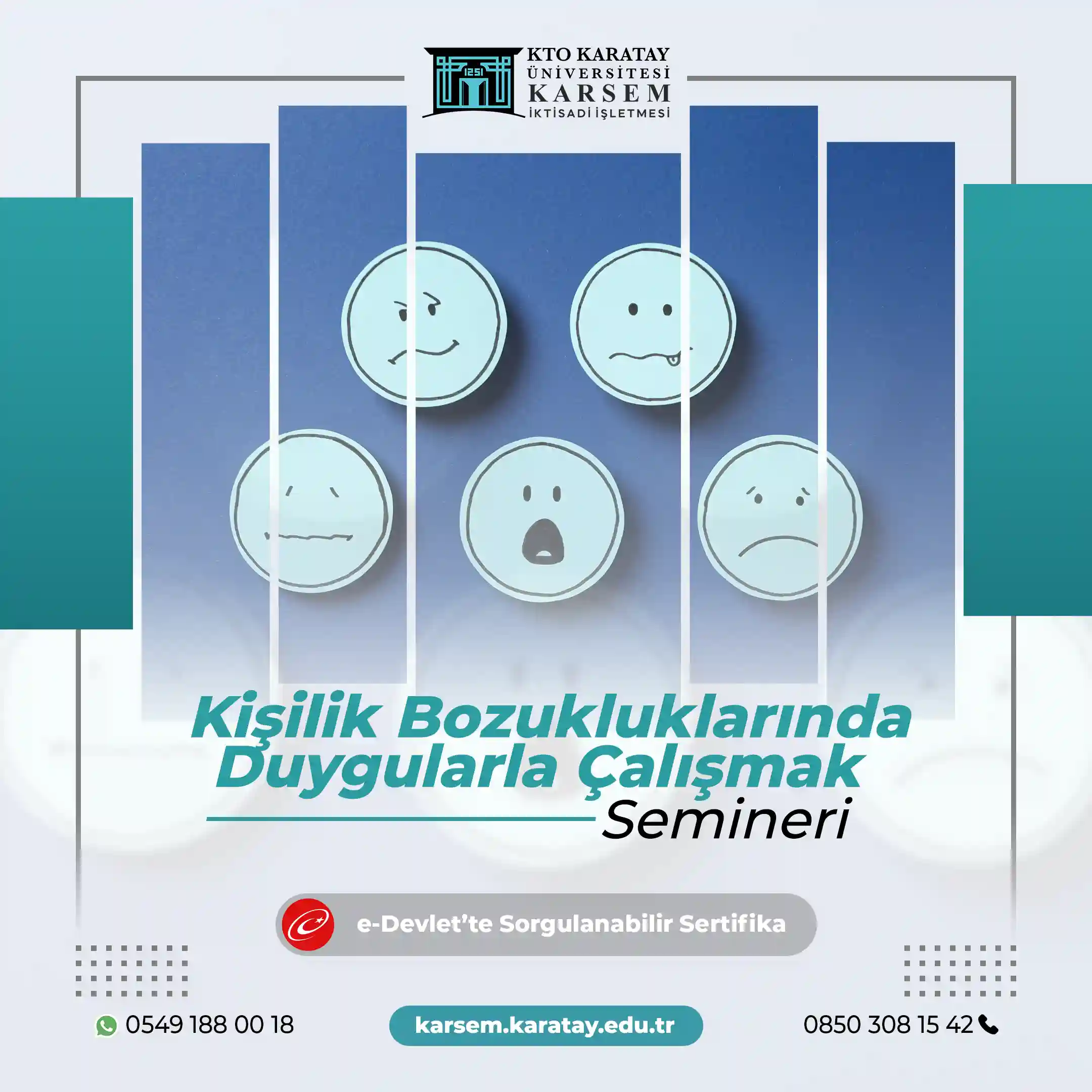 Kişilik Bozukluklarında Duygularla Çalışmak Semineri