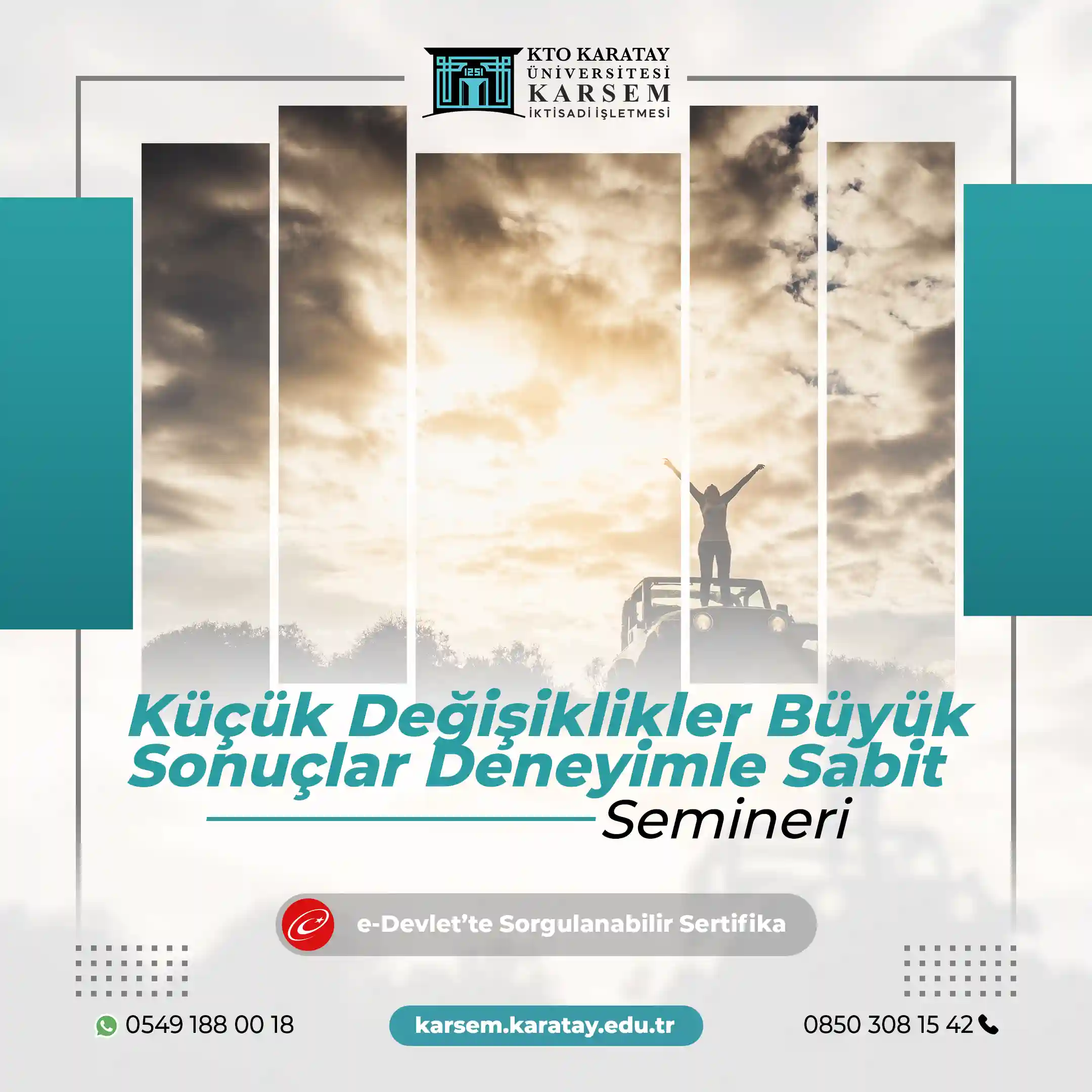 Küçük Değişiklikler Büyük Sonuçlar Deneyimle Sabit Semineri