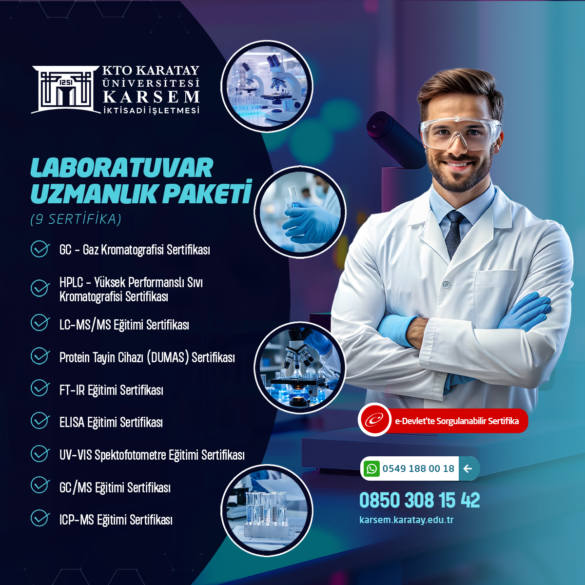 Laboratuvar Uzmanlık Paketi (9 Sertifika)