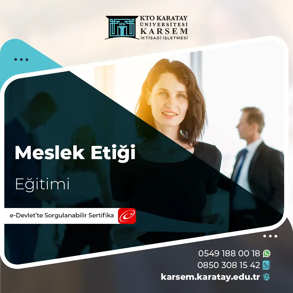 Meslek Etiği Eğitimi Sertifika Programı