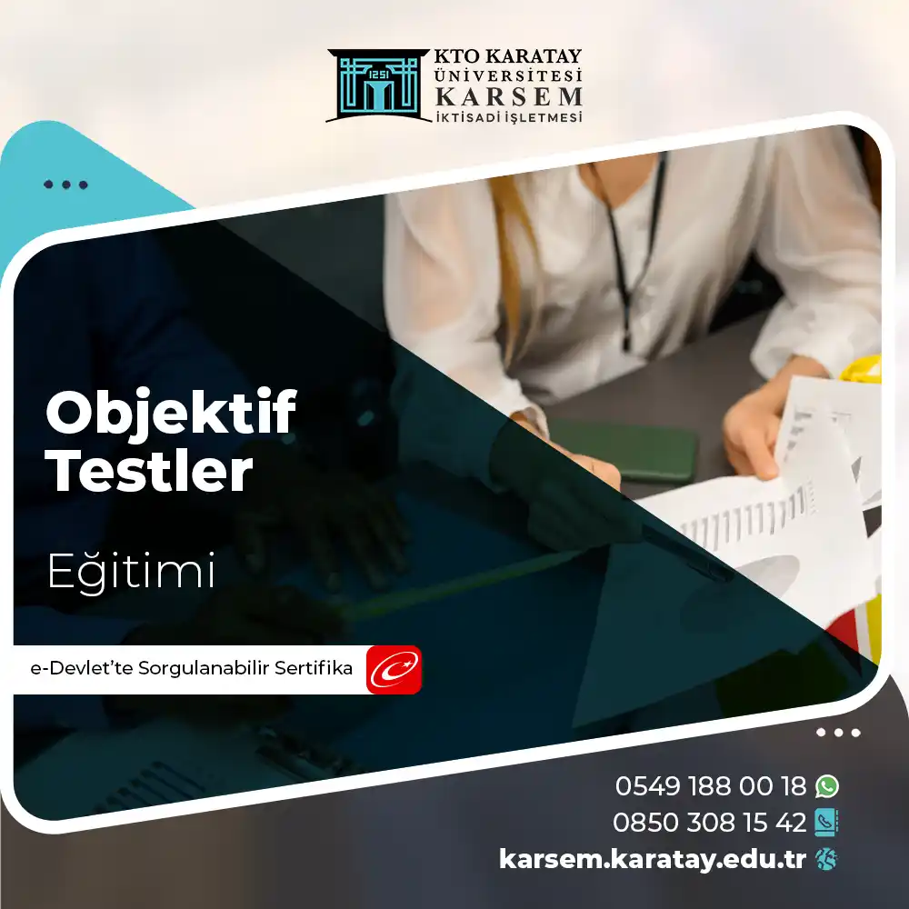 Objektif Testler Eğitimi Sertifikası