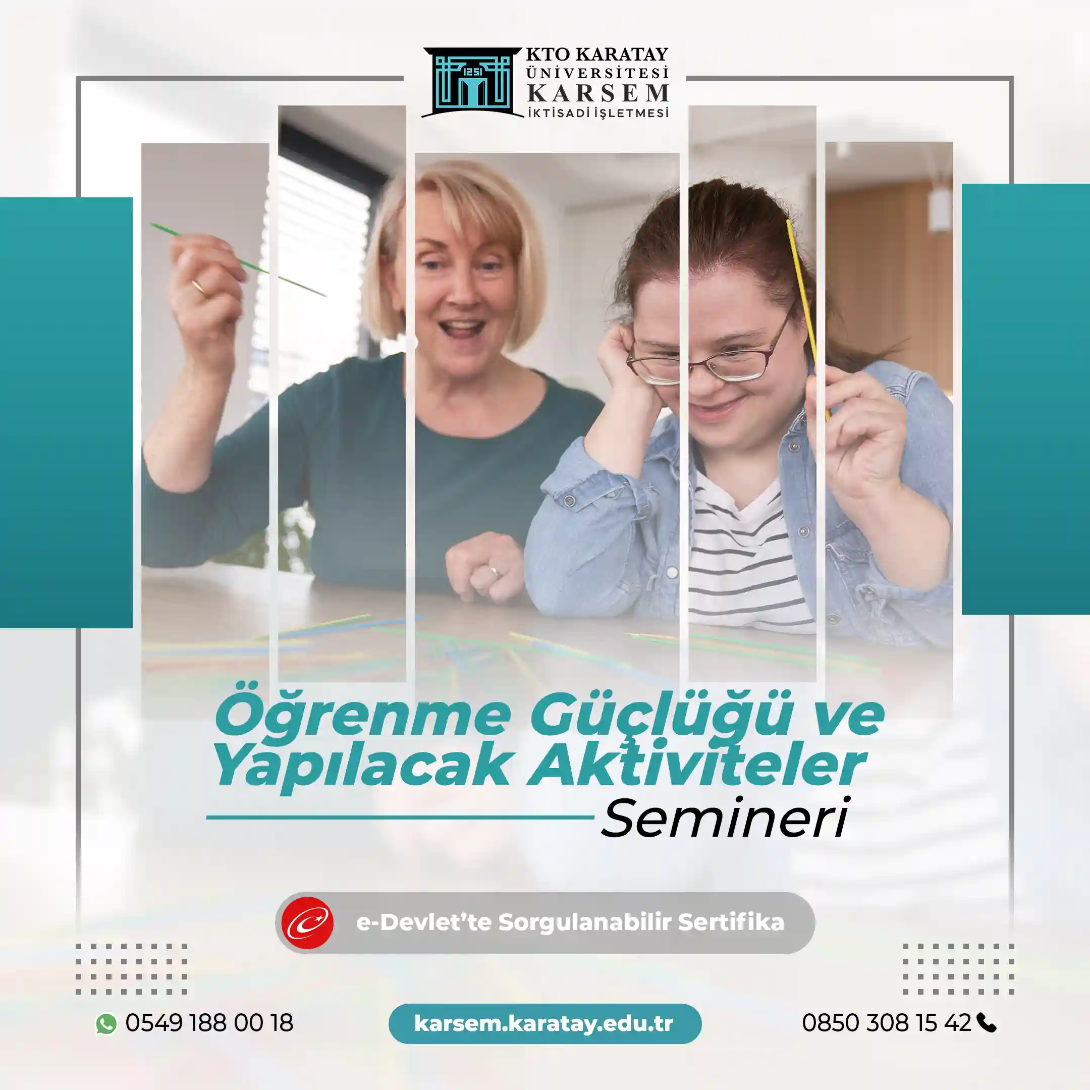 Öğrenme Güçlüğü ve Yapılacak Aktiviteler Semineri