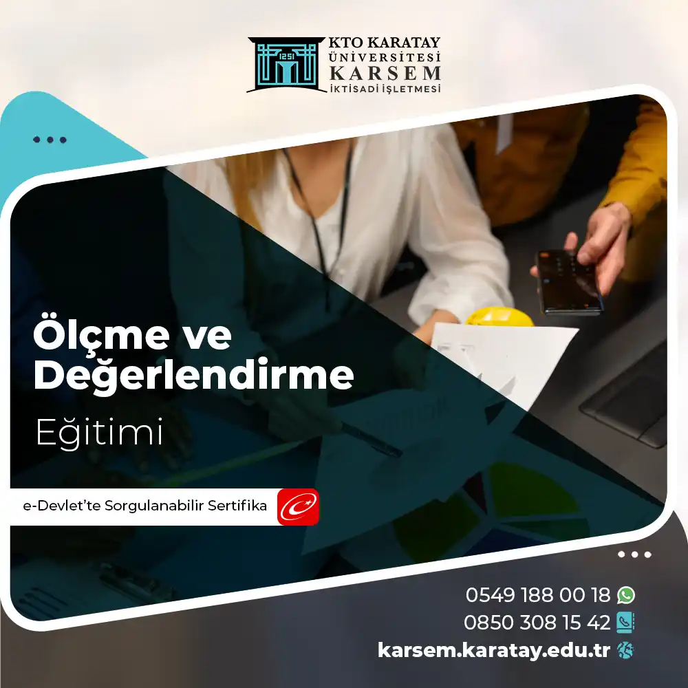 Ölçme ve Değerlendirme Eğitimi Sertifika Programı