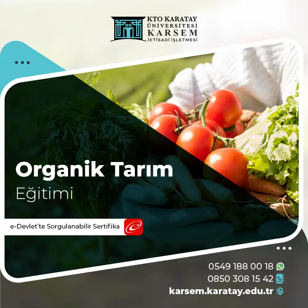 Organik Tarım Eğitimi Sertifika Programı
