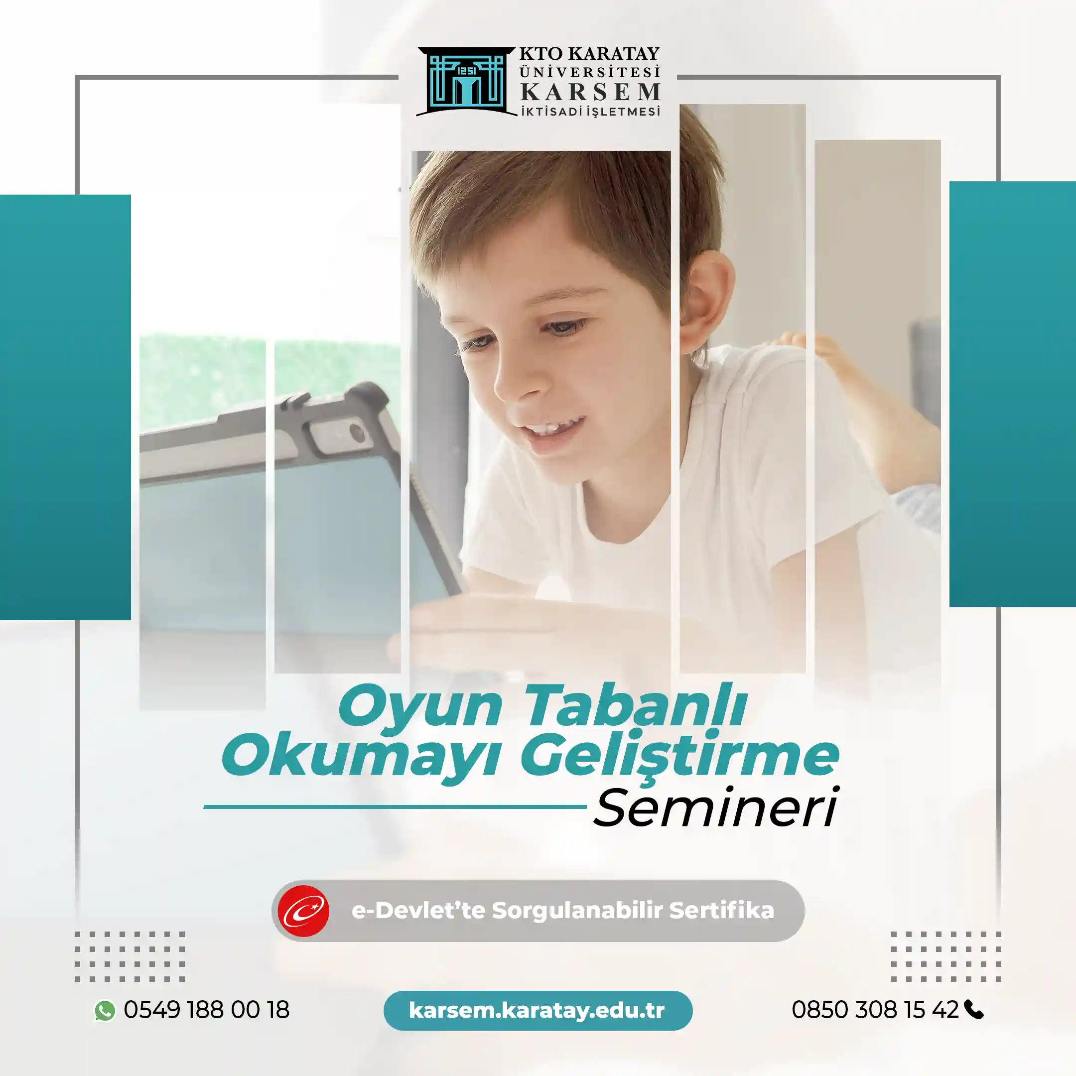 Oyun Tabanlı Okumayı Geliştirme Semineri