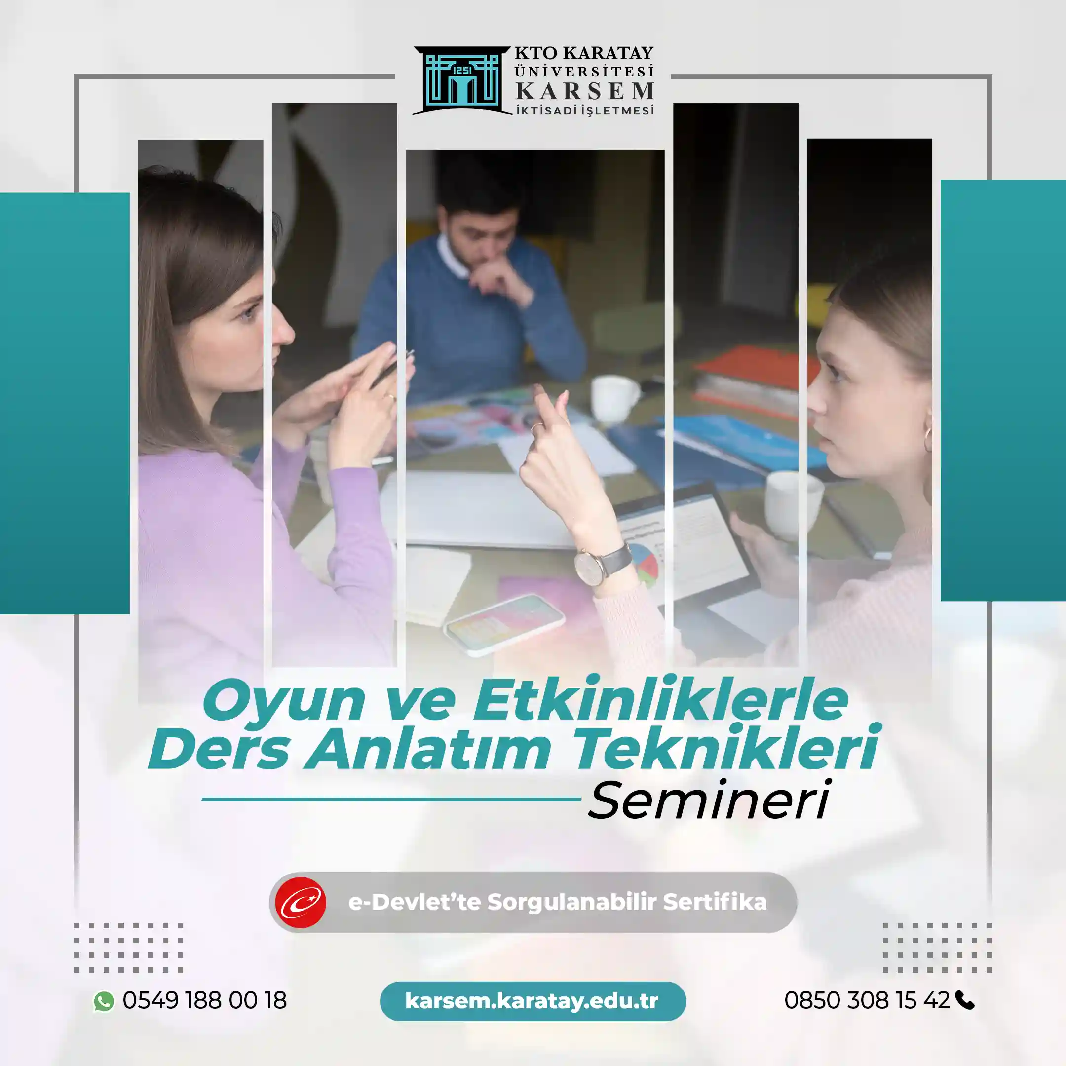 Oyun ve Etkinliklerle Ders Anlatım Teknikleri Semineri