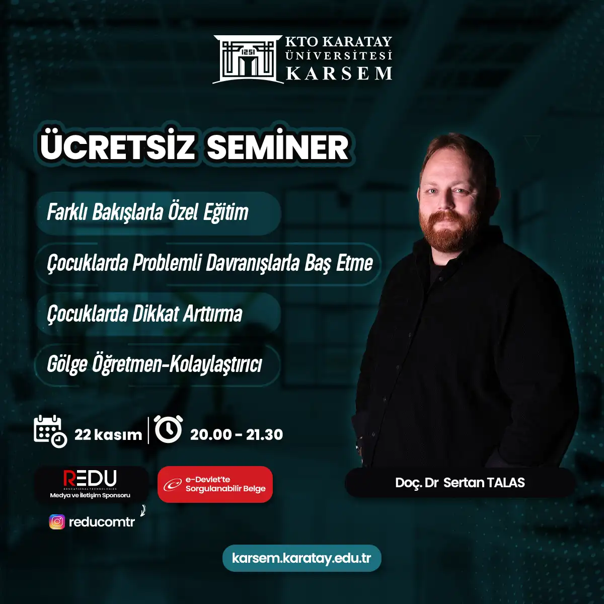 Farklı Bakışlarla Özel Eğitim Seminer Programı