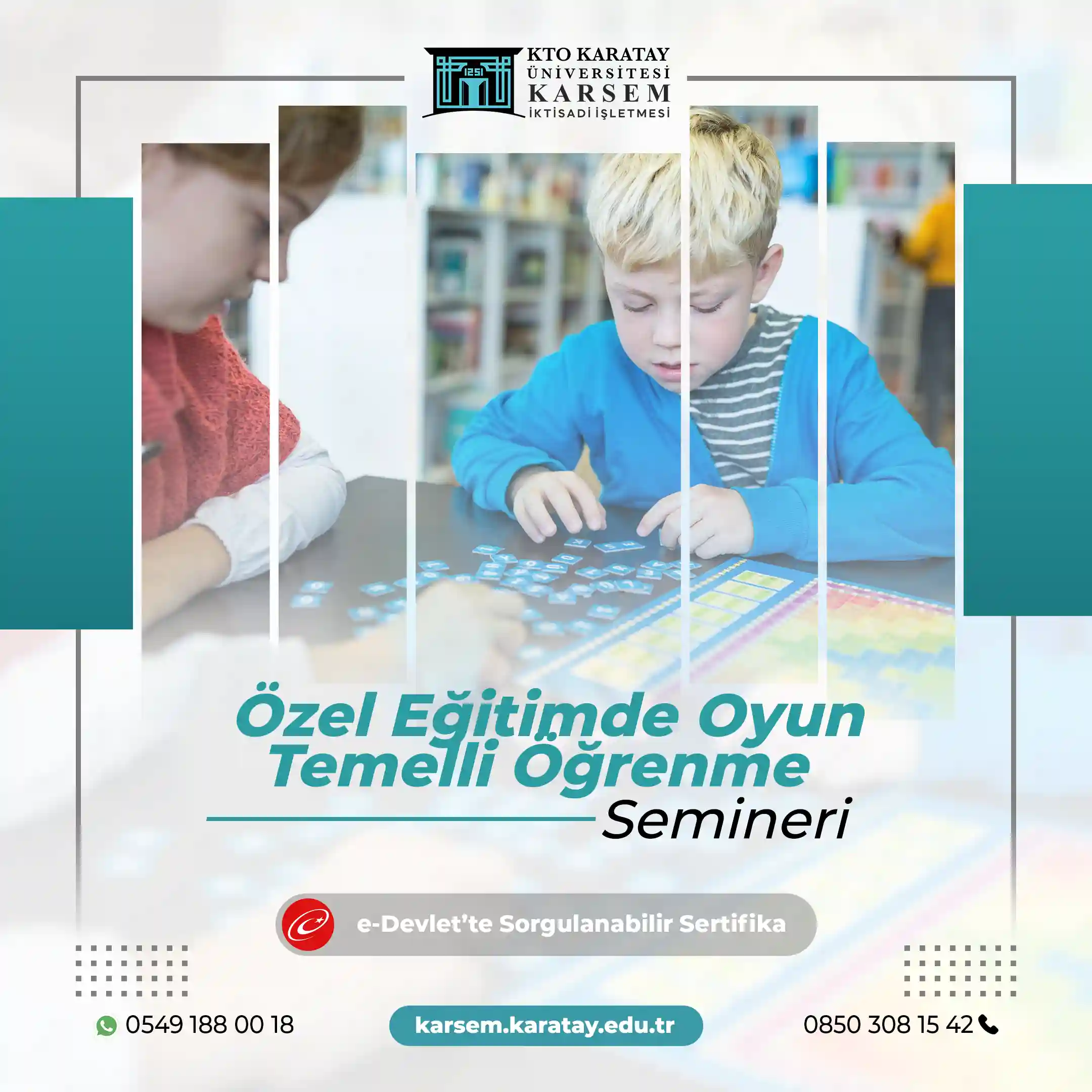 Özel Eğitimde Oyun Temelli Öğrenme Semineri