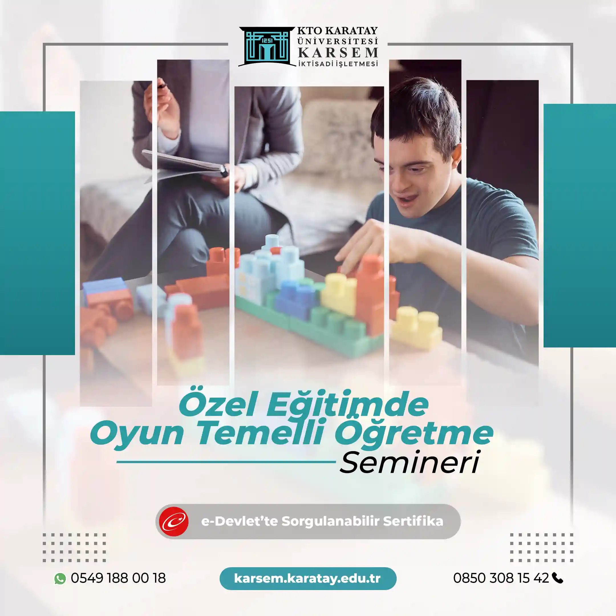 Özel Eğitimde Oyun Temelli Öğretme Semineri