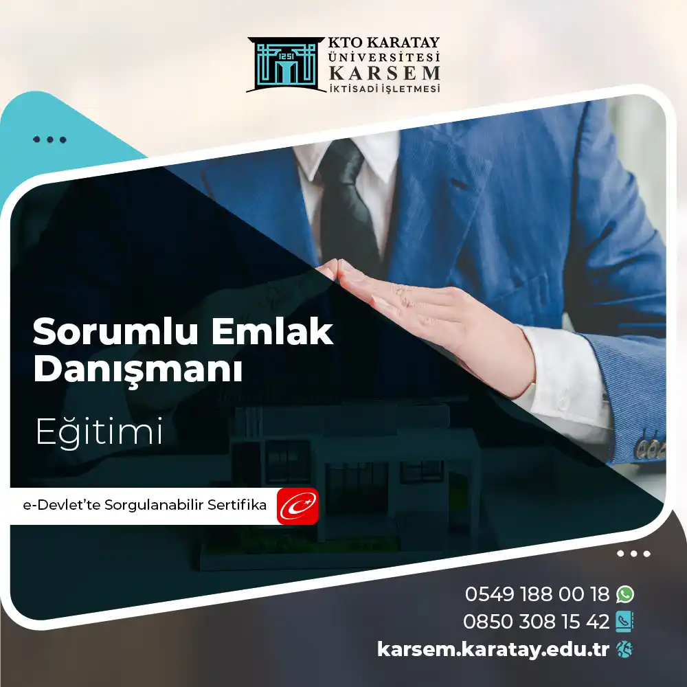 Sorumlu Emlak Danışmanı Eğitimi Sertifika Programı