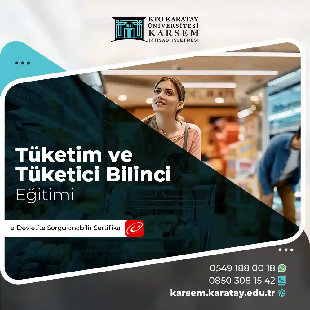 Tüketim ve Tüketici Bilinci Sertifika Programı