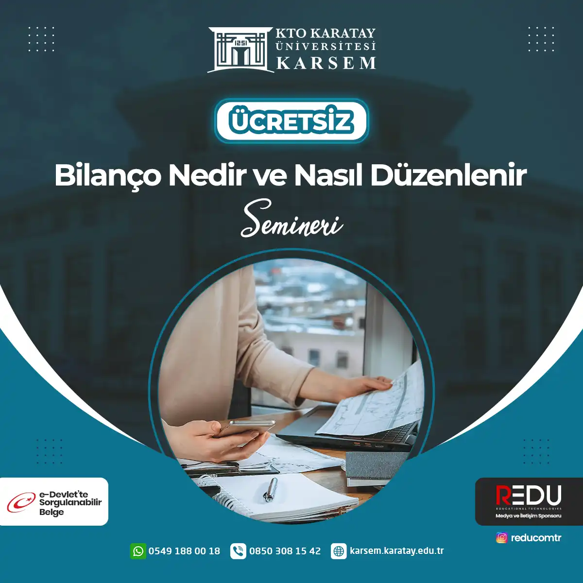 Ücretsiz - Bilanço Nedir ve Nasıl Düzenlenir Semineri