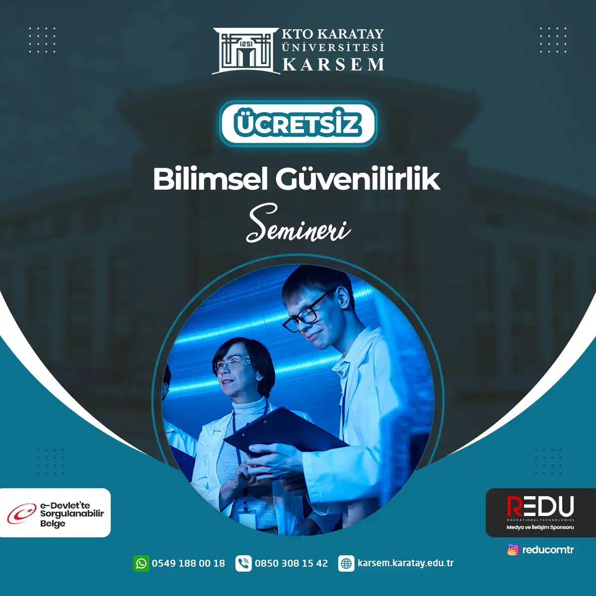 Ücretsiz - Bilimsel Güvenilirlik Semineri