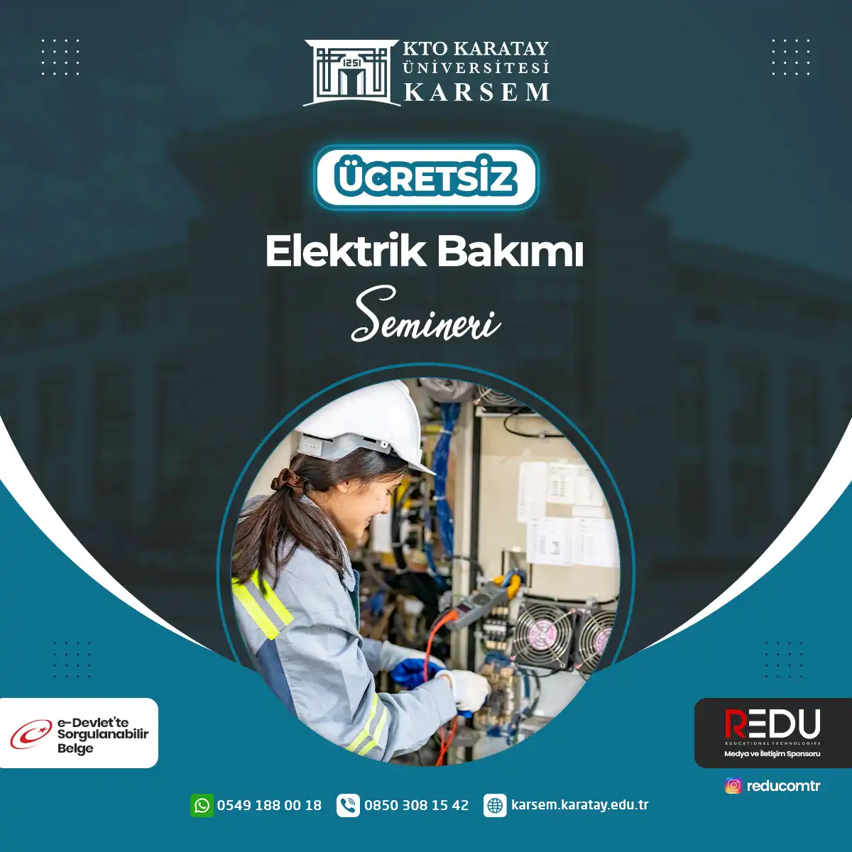 Ücretsiz - Elektrik Bakımı Semineri