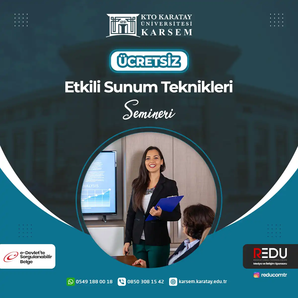 Ücretsiz - Etkili Sunum Teknikleri Semineri