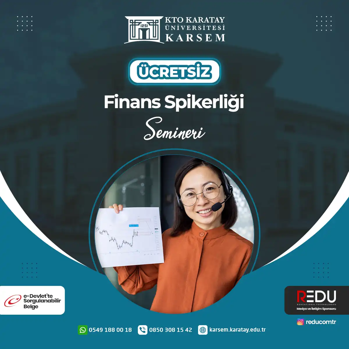 Ücretsiz - Finans Spikerliği Semineri