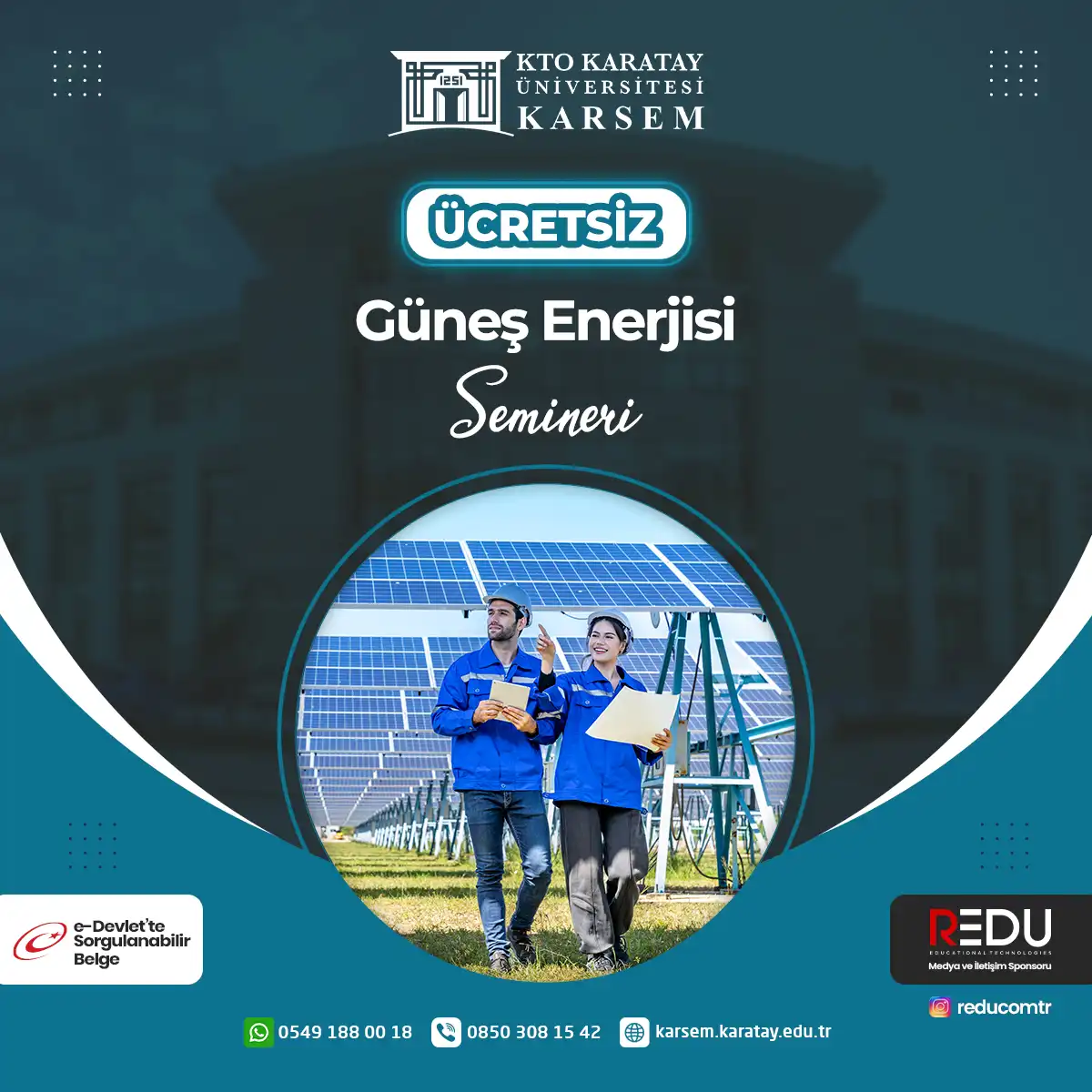 Ücretsiz - Güneş Enerjisi Semineri