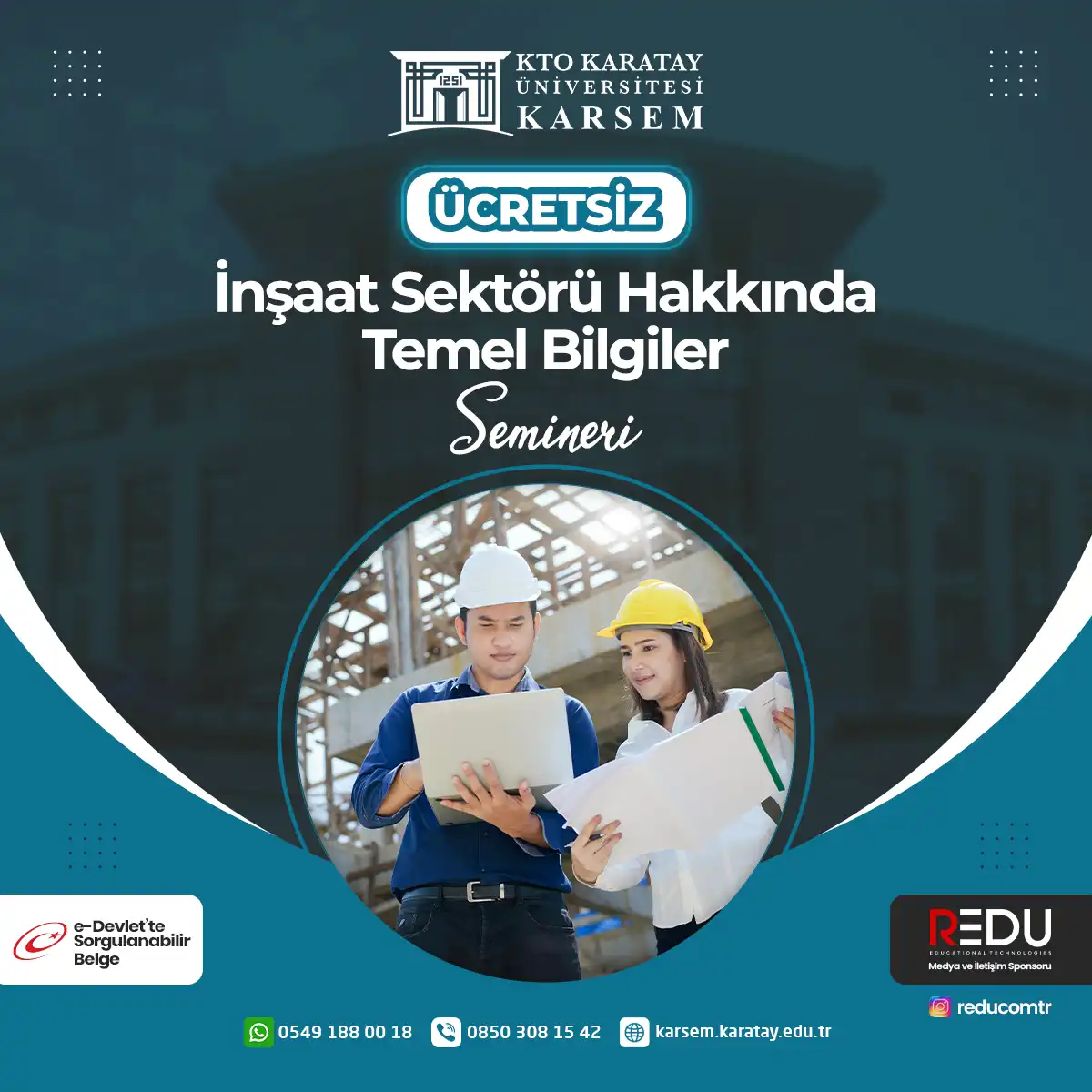 Ücretsiz - İnşaat Sektörü Hakkında Temel Bilgiler Semineri