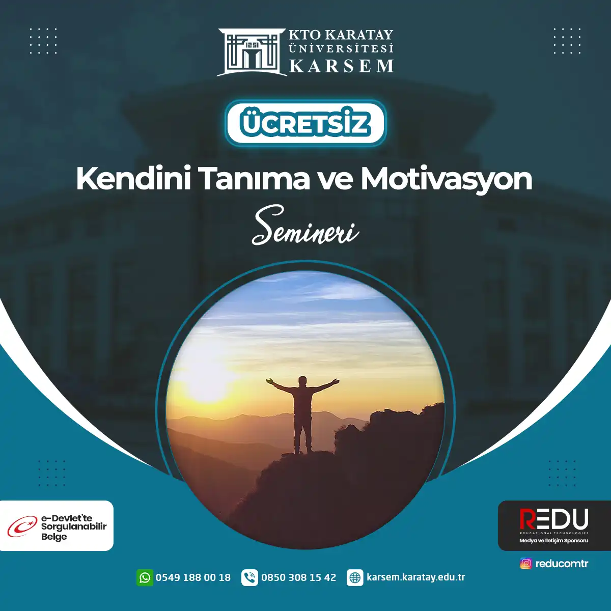 Ücretsiz -Kendini Tanıma ve Motivasyon Semineri