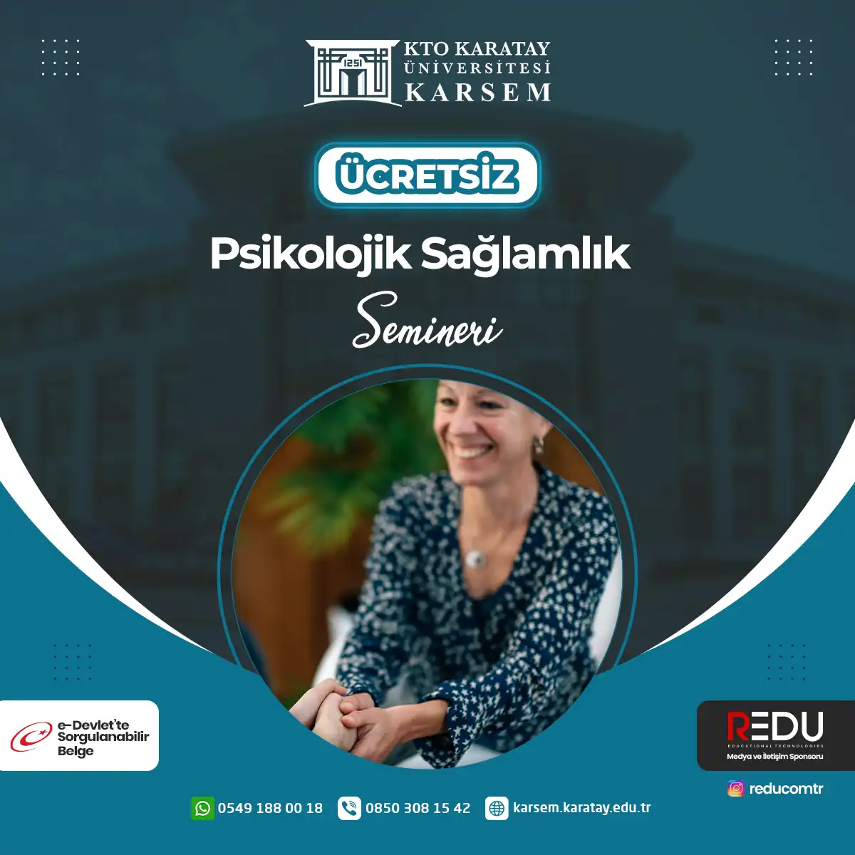 Ücretsiz - Psikolojik Sağlamlık Semineri