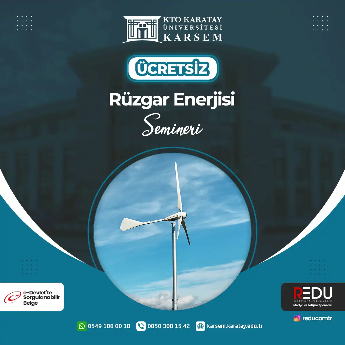 Ücretsiz - Rüzgar Enerjisi Semineri