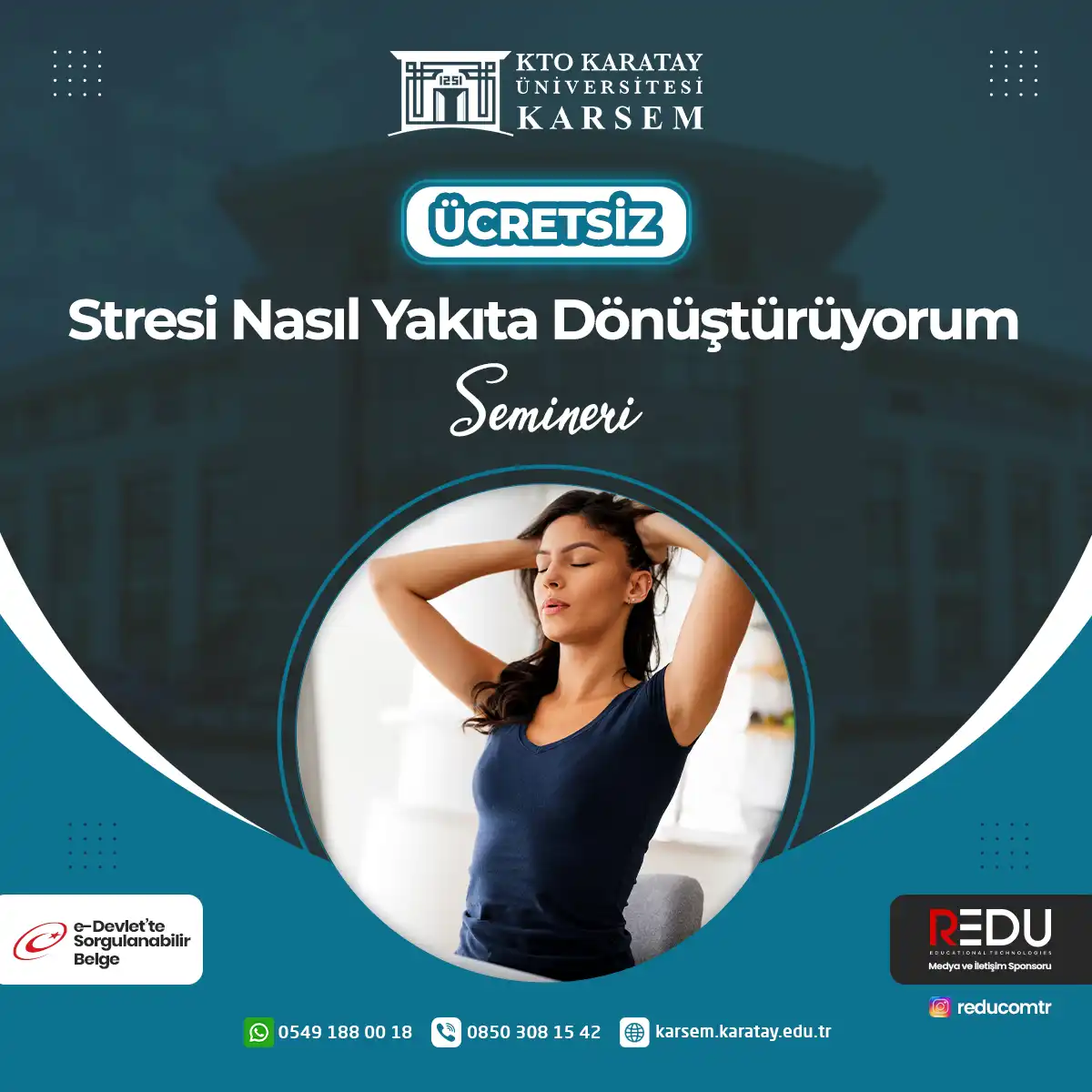 Ücretsiz - Stresi Nasıl Yakıta Dönüştürüyorum Semineri