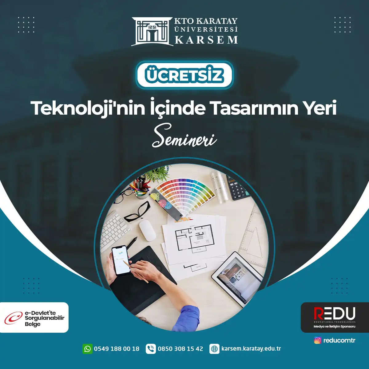 Ücretsiz - Teknoloji'nin İçinde Tasarımın Yeri Semineri