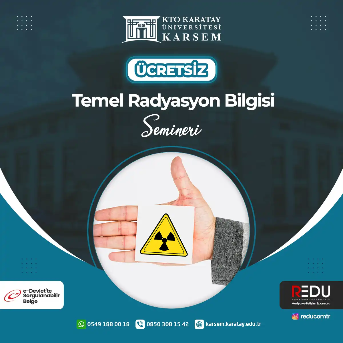 Ücretsiz - Temel Radyasyon Bilgisi Semineri