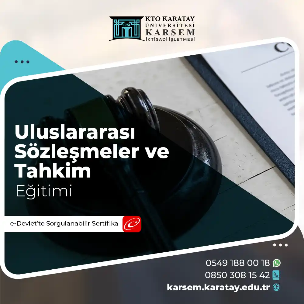 Uluslararası Sözleşmeler ve Tahkim Sertifika Programı