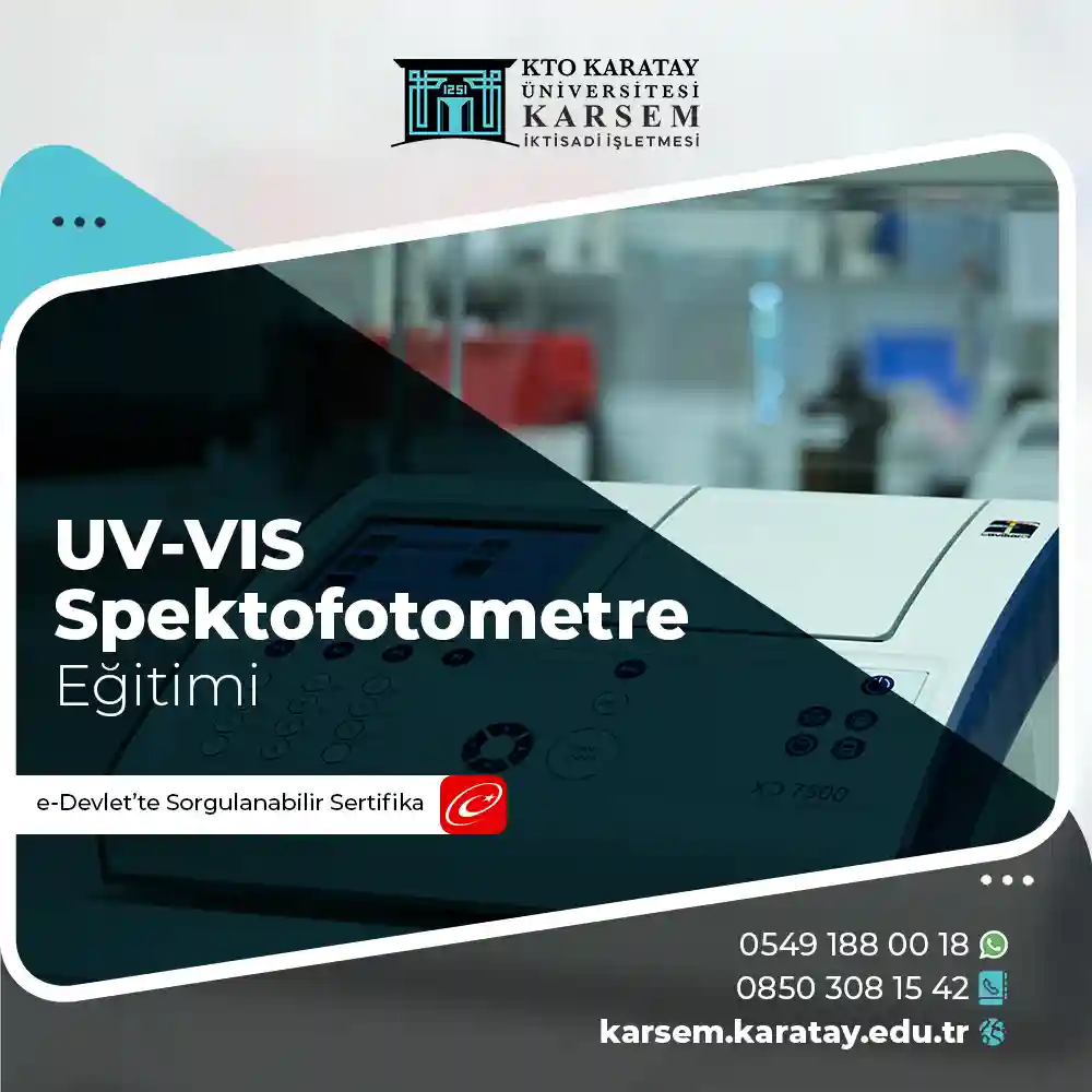 UV-VIS Spektofotometre Sertifika Programı