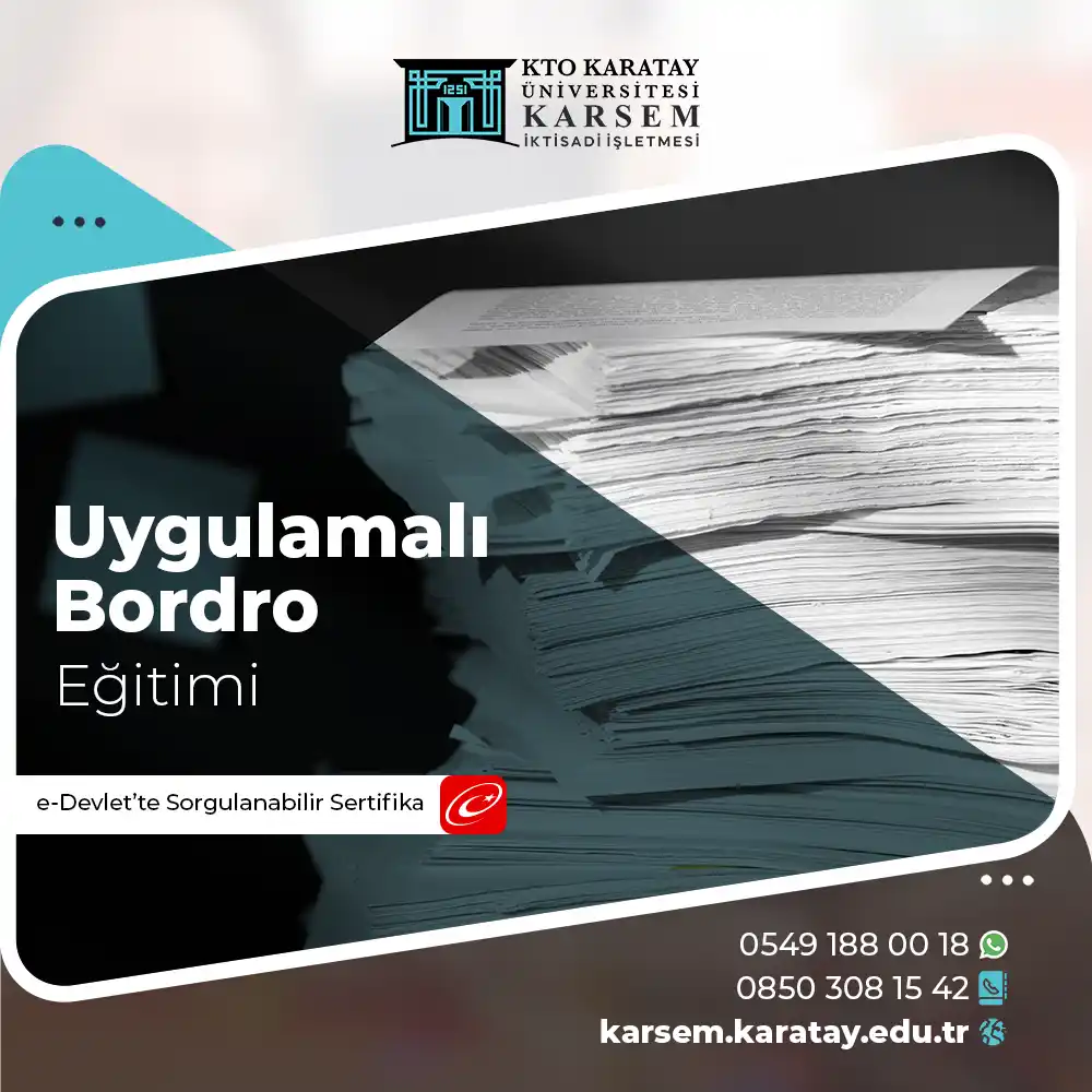 Uygulamalı Bordro Eğitimi Sertifika Programı