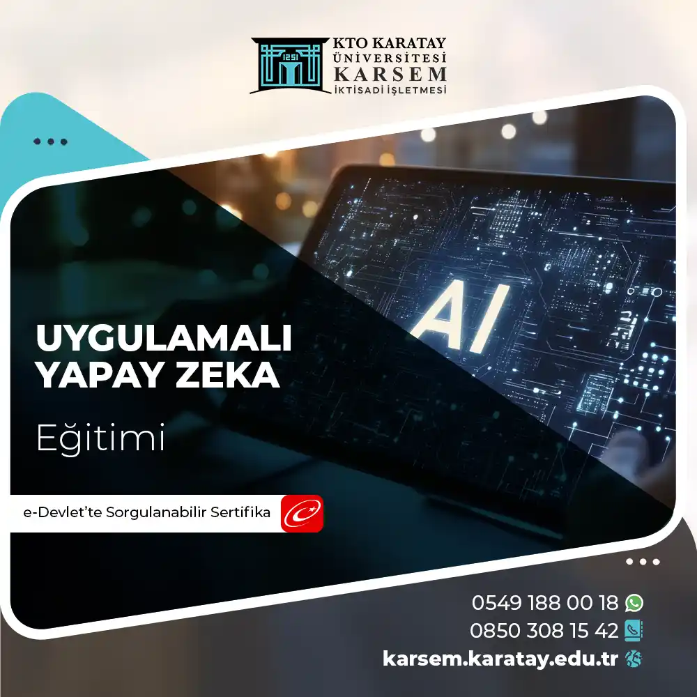 Uygulamalı Yapay Zeka Eğitimi Sertifika Programı