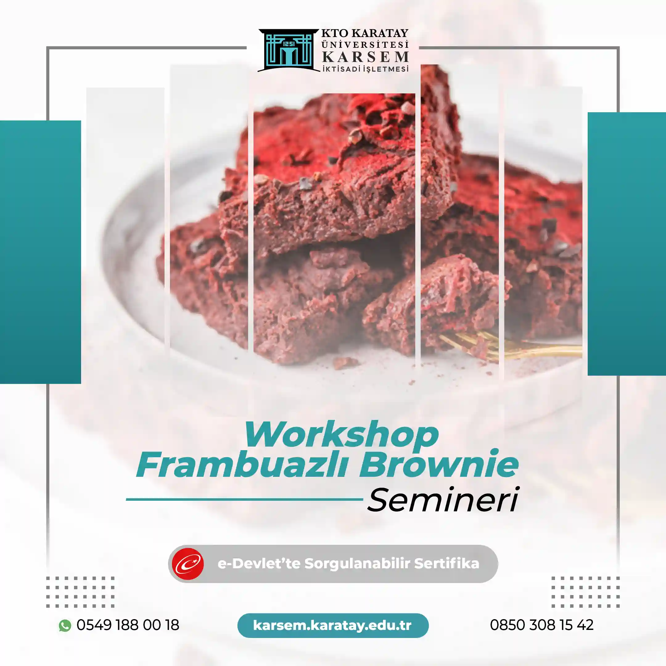 Workshop - Frambuazlı Brownie Semineri