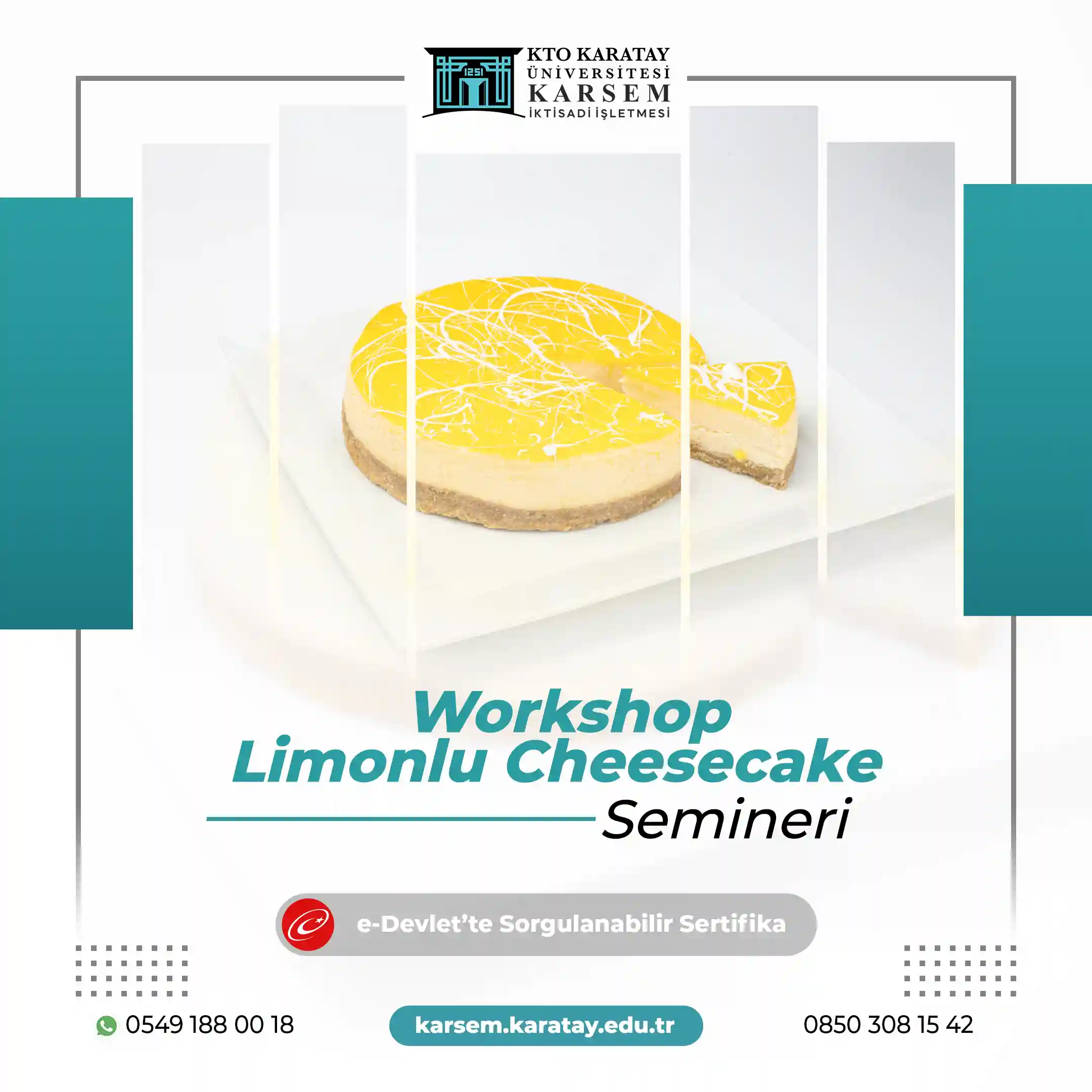 Workshop - Limonlu Cheesecake Semineri