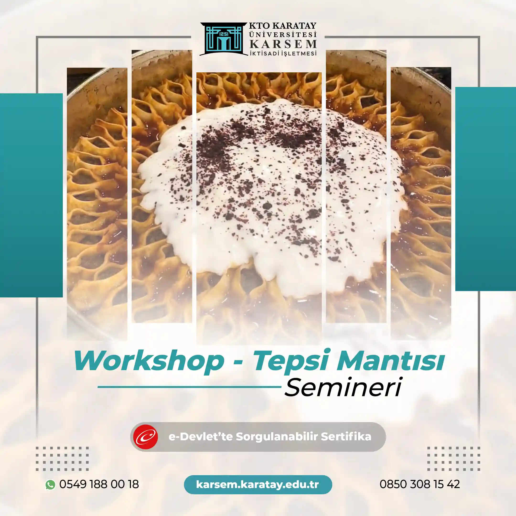 Workshop - Tepsi Mantısı Semineri